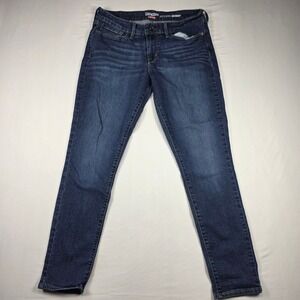 Denizen Jeans Womens 10 M Blue Skinny Mid Rise Modern Skinny Stretch Dark Wash